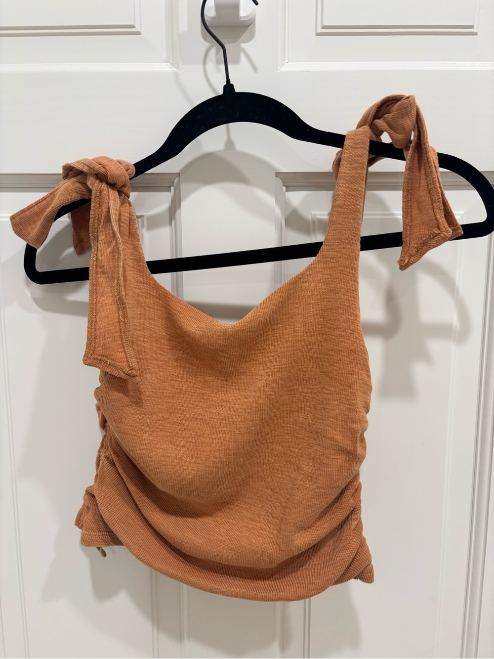 Free People Rust Tie-Shoulder Tank